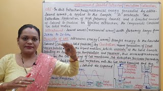 Modern Methods of Extraction Ultrasound Assisted extraction 01  Basics of Phytochemistry Part 09 [upl. by Riabuz809]