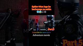 SpiderMan logo ko bachayega ya nahin🥶😱🕷️🕸️explainedinhind movieshorts viralshort movierecap [upl. by Orin392]