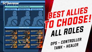 DCUO Best Allies to Choose  All Roles [upl. by Remliw]