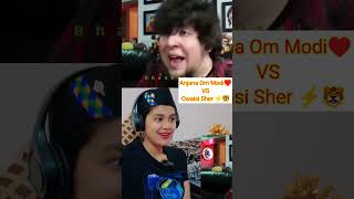 Anjana VS Asaduddin Owaisi 💪🏻 Thug Life Kelaya Reacts viralvideo indianreaction Shorts trending [upl. by Azzil]