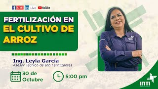 🔔 ¡WEBINAR GRATUITO FERTILIZACIÓN EN EL CULTIVO DE ARROZ [upl. by Noemi]