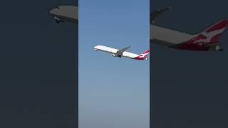 Qantas departing LAX Aviation Airport [upl. by Jo-Ann]