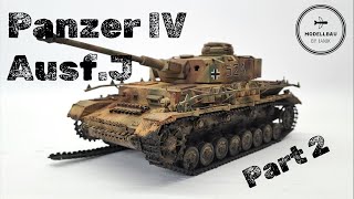 Panzer IV AusfJ Border Model 135  Part 2 4K [upl. by Dorita]