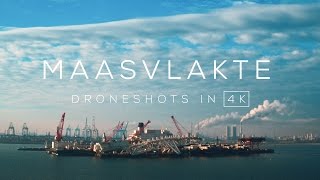 Maasvlakte  Europoort in 4K  Drone video [upl. by Ruhtra]