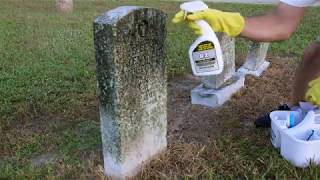 How to Clean Veteran Headstones Using D2 Biological Solution [upl. by Thill271]