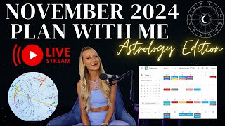 November Plan with Me Astrology Edition [upl. by Maxma]