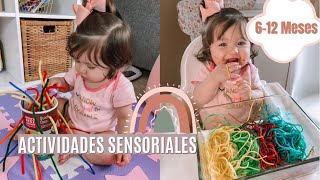 ACTIVIDADES SENSORIALES PARA BEBÉS 👶🏼  612 MESES [upl. by Amandy335]