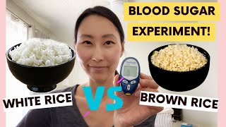 Is Brown Rice Really Better Than White Rice For Pre Diabetes  A Blood Sugar Test Experiment [upl. by Cutter983]