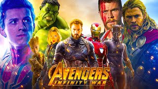 Avengers Infinity War Full Movie Hindi  Caption America Iron Man Thanos  HD Facts amp Review [upl. by Ecined]