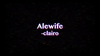 Alewife  Clairo KARAOKE [upl. by Mateusz]