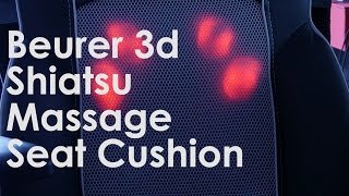 Beurer 3D Shiatsu Massage Seat Cover Review [upl. by Rashidi588]