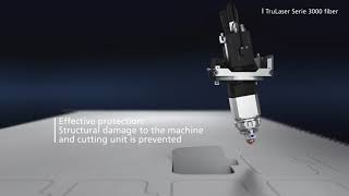 TRUMPF laser cutting collision protection [upl. by Civ]