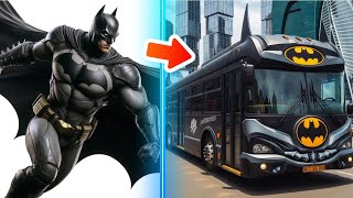 AVENGERS But Bus 🚌 VENGERS 🚏  All Characters Marvel amp DC 2024 [upl. by Errised279]