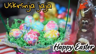 Ukrasite Uskrsnja jaja bez boja i hemikalija na jednostavan prirodan nacin  Colorful Easter Eggs [upl. by Winnah]