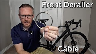 Front Derailer Shifter Cable Replacement  Trek Domane SL6 [upl. by Carroll260]