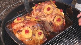 How to grill Ham with Pineapple amp Bacon  Recipe [upl. by Libb]