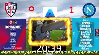 this is my reaction kvaratskhelia goal vs napoli vs cagliari in serie a [upl. by Norma]