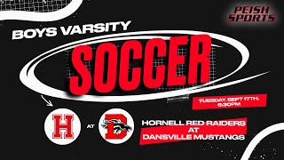 201Hornell Red Raiders at 40Dansville Mustangs Boys Varsity Soccer [upl. by Noraha]