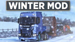 TruckersMP Winter Mod  Euro Truck Simulator 2  Toast [upl. by Yarezed361]