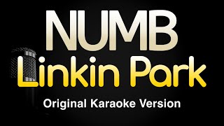 NUMB  Linkin Park Karaoke Songs With Lyrics  Original Key [upl. by Juley]