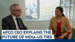 NDTV Exclusive APCO Worldwide CEO Brad Staples Explains The Future Of IndiaUS Ties [upl. by Nefets495]