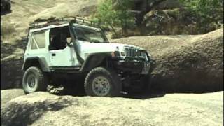 Jeep Jamboree 2011  Texas Spur 2011 Day 2 Moab trail Tricky Obstacle [upl. by Anele213]