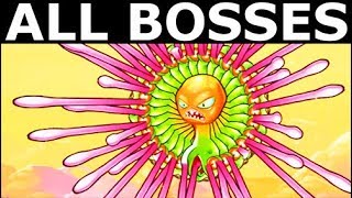 Octogeddon  All Frog Weapon Upgrades  All Boss Battles Gameplay No Commentary [upl. by Laemaj]