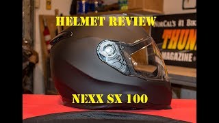 HELMET REVIEW NEXX SX100 [upl. by Lanie]