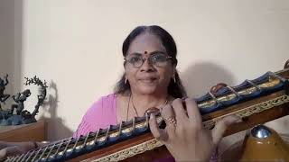 Valentines Day special  Enna satham indha neram  A Veena rendition [upl. by Magbie]