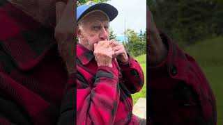 90 Year Old Cape Breton Acadian Man ROCKIN the harmonica [upl. by Shanahan]