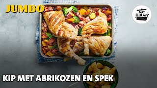 Wat eten we Kip met abrikozen en spek [upl. by Skip]