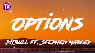 Pitbull  Options Lyrics ft Stephen Marley [upl. by Nilra]