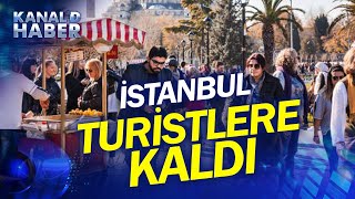 Bayram Tatiliyle İstanbul Boşalınca Tadını Turistler Çıkardı Haber [upl. by Amilas]