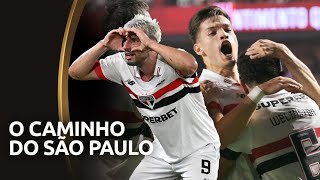 TODA A CAMPANHA DO SÃO PAULO ATÉ AS QUARTAS DE FINAL DA CONMEBOL LIBERTADORES 2024 [upl. by Klump814]