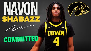 COMMIT Navon Shabazz Juice Wrlds Cousin Commits To Iowa [upl. by Nert385]