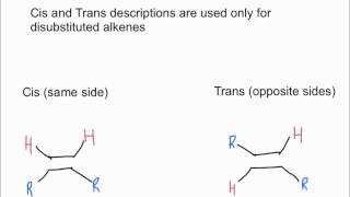 Cis vs Trans Alkenes [upl. by Darnell971]