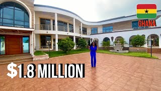 Most Luxurious And Biggest House at trasacco valley in Ghana  Ghana Most expensive Estate [upl. by Ecargyram]