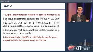 Quantification de lantigène HBs  V LEROY [upl. by Madelene]