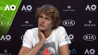 Alexander Zverev press conference 3R  Australian Open 2017 [upl. by Kemeny]