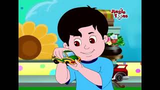 लकड़ी की काठी Lakdi ki kathi  Popular HindiChildren Songs  Animated Songs by JingleToons [upl. by Ayhtak330]