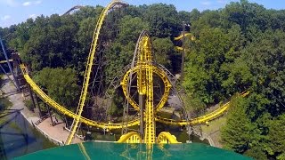 Loch Ness Monster front seat onride HD POV 60fps Busch Gardens Williamsburg [upl. by Clere239]