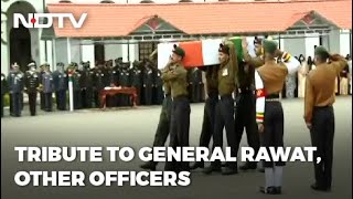 CDS Bipin Rawat Funeral Forces Pay Tribute To General Bipin Rawat In Tamil Nadu Funeral Tomorrow [upl. by Balbinder422]