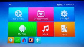 Setting Time on your Android Box [upl. by Yasmine]