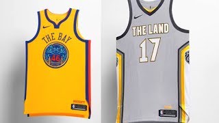 NBA New Jerseys quotThe City Edition Uniformsquot for 201718 NBA Season By Nike [upl. by Ybroc]