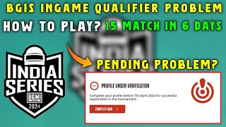 BGIS HOW TO PLAY INGAME QUALIFIER 15 MATCH  BGIS INGAME QUALIFIER [upl. by Arodasi32]