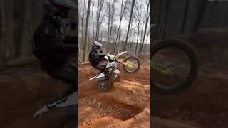 First ride with my new lid leatt 95carbon enduro 2stroke [upl. by Hollinger984]