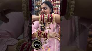 Dulhan bangles Sadar bazar wholesale market Delhi6 shipping 🌍 WhatsApp no 917838213222 jumka [upl. by Amre]