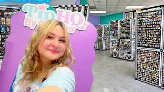 NEW Pin Store Grand Opening Near Disney World  Pin HQ By GoPinPro Updated Location [upl. by Yrak]