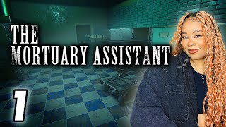 First shift  The Mortuary Assistant Part 1 Twitch Playthrough [upl. by Ahsurej]