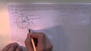 Matematik 3c  Uppgifter och lösningar  trigonometri  enhetscirkeln med tillämpningar mm del 1 [upl. by Maybelle]